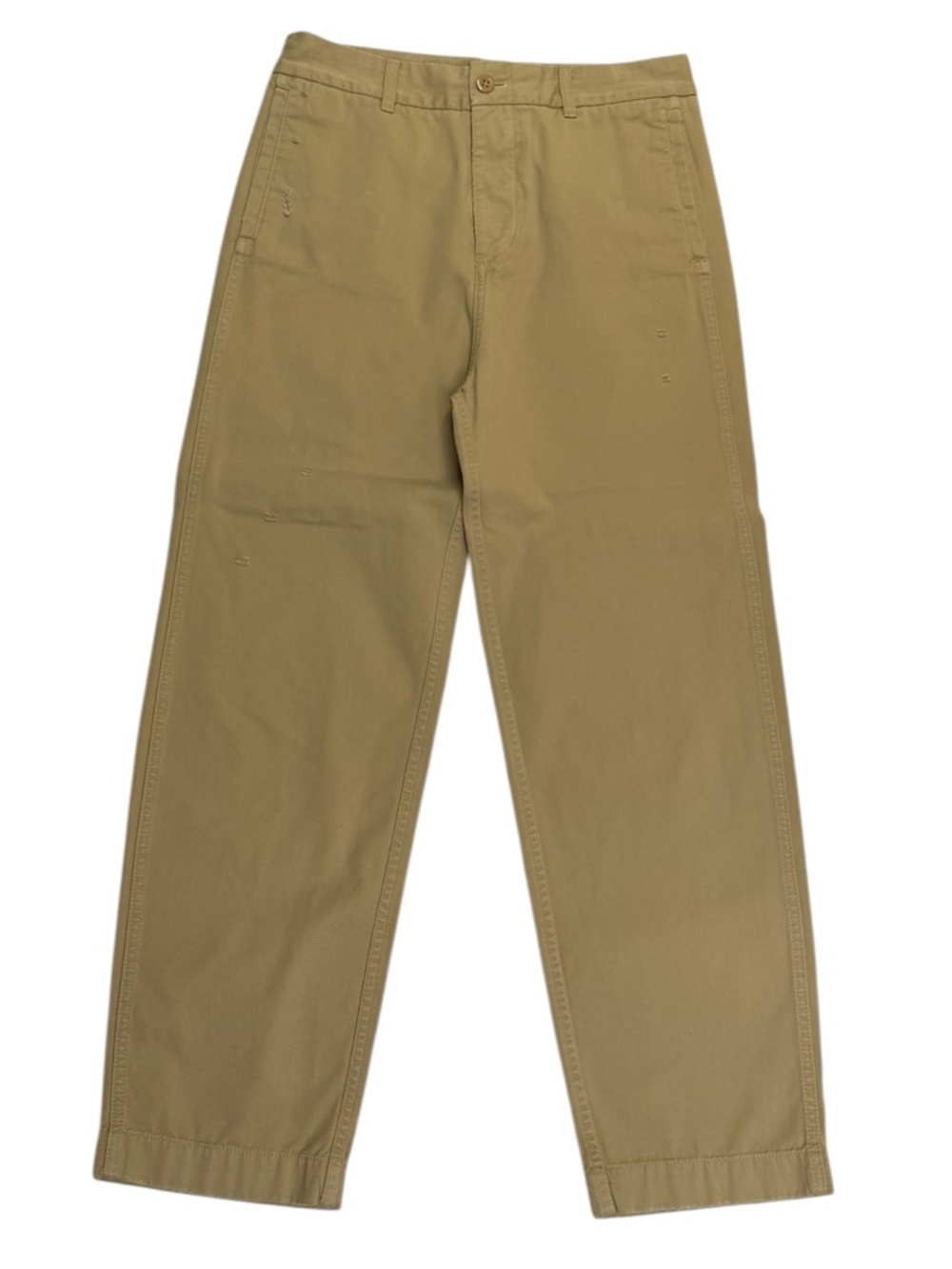 J.Crew Broken-In Boyfriend Chino Pants Khaki Tan Distressed Size 2